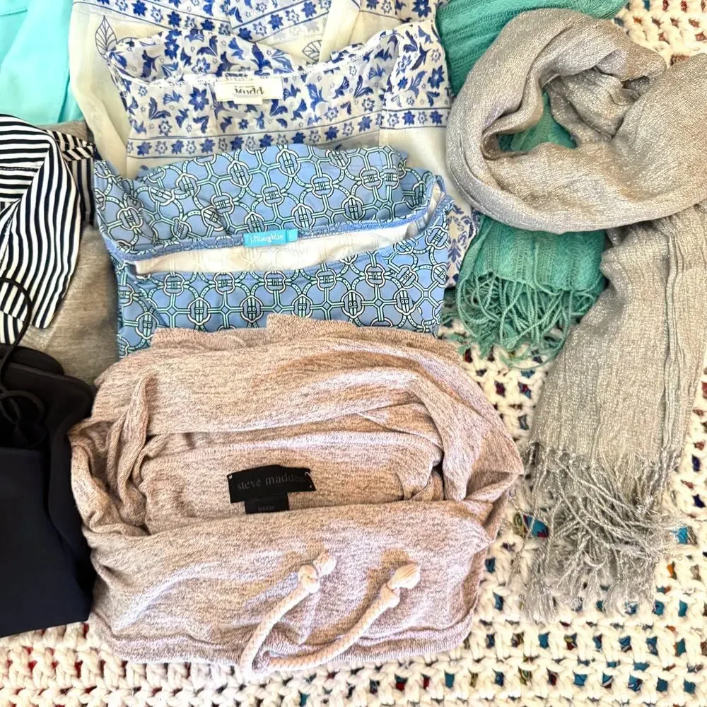 Women’s Clothing Lot 14 Pc Mixed Lot Umgee LL Bean Chico's J Jill Tail Some NWT